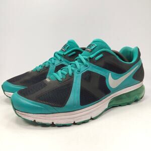Nike Excellerate Athletic Lace Up Shoe Mens Size 10.5 487975-007 Green Black